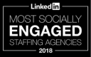 Most Socially Engaged Staffing Agencies